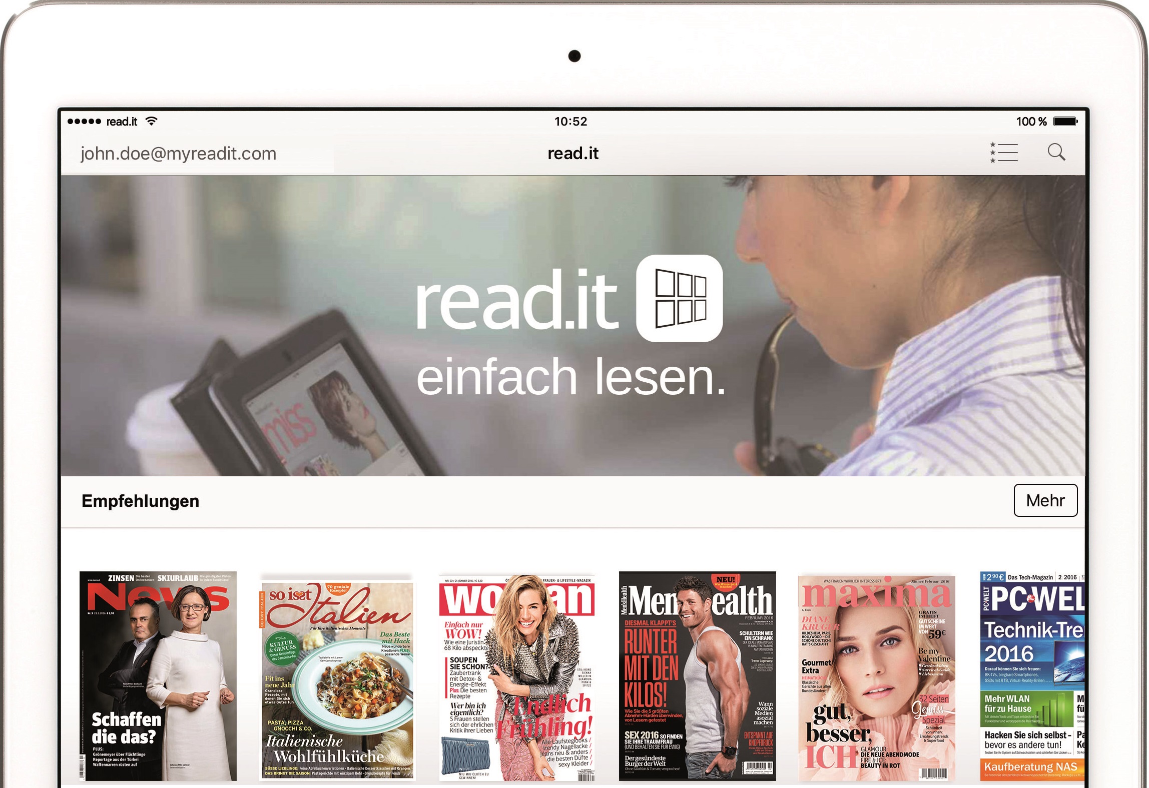 read.it - Digitaler Zeitungskiosk